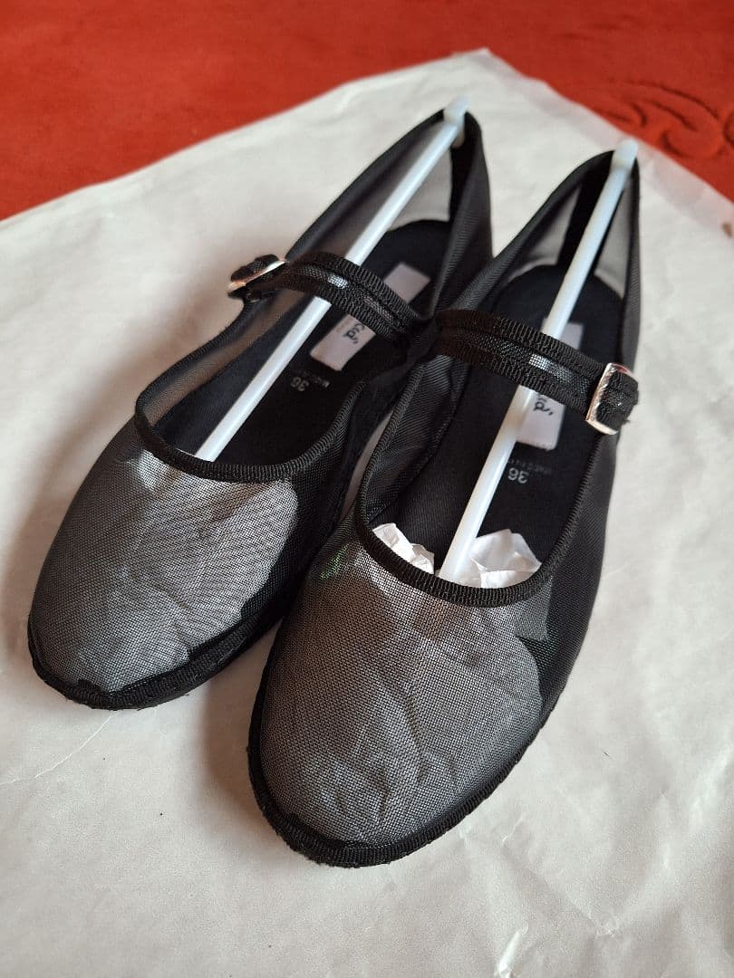 Sciuscia(シューシャ)ブラック メリージェーン シューズ 36