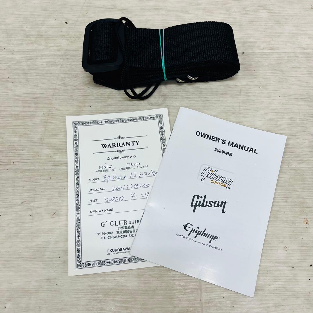 美品 Epiphone アコースティックギター 1963 AJ-45S/NAS