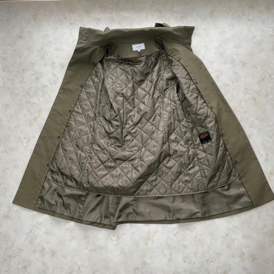 極美品　アンタイトル　撥水　中綿ライナー付き2WAY スタンドフーデットコート