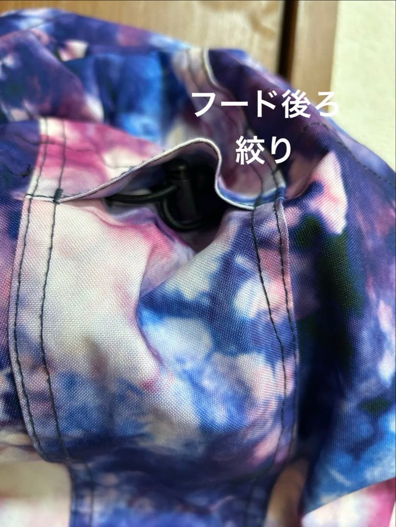 arg タイダイ風フード付きジャケット M