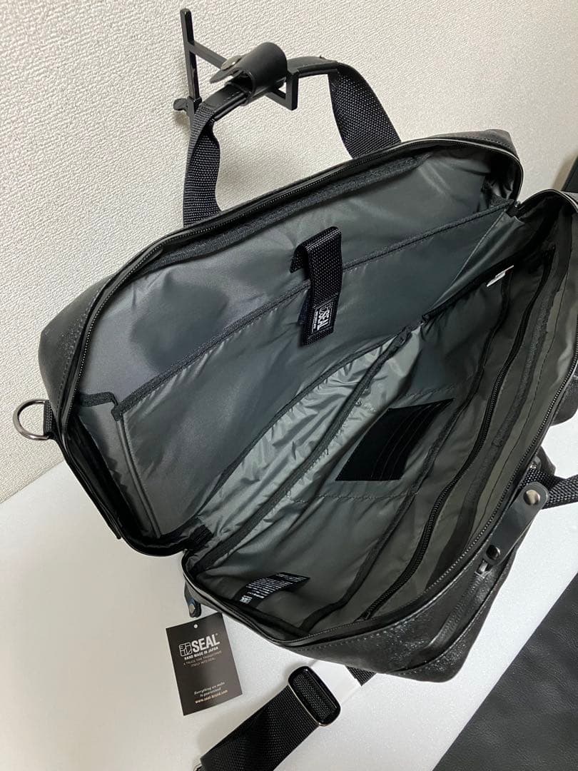 新品　SEAL 森野帆布コラボ　3WAY バッグ　シール　黒　ブラック