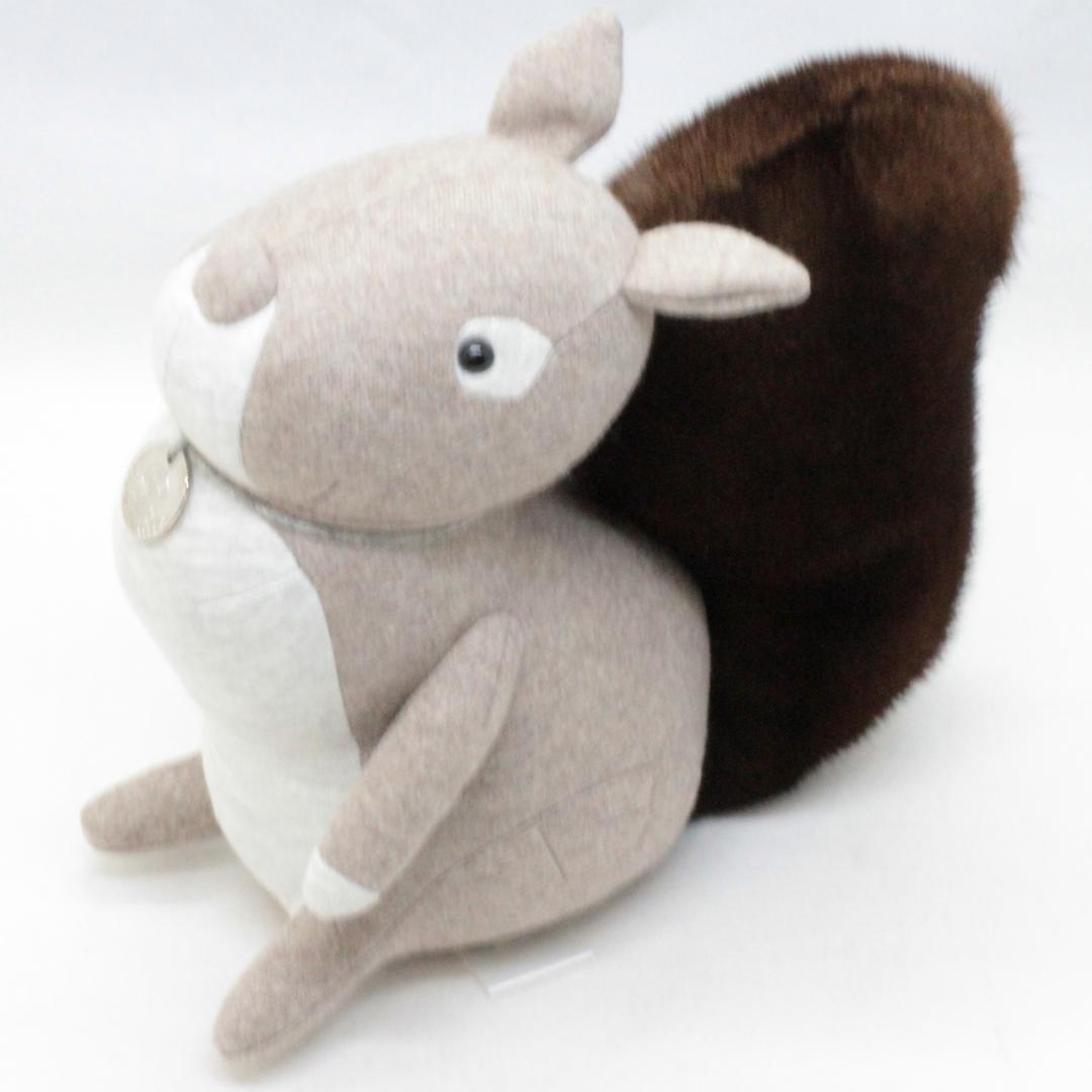 ブルネロクチネリ カシミアシルク混ミンクファーオブジェ【美品】