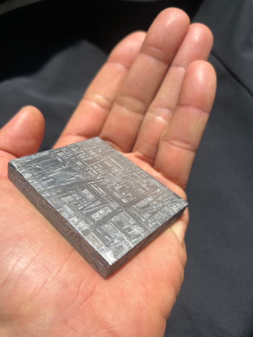 天然ムオニオナルスタ鉄隕石 - ビッグスライスカット 273.55g