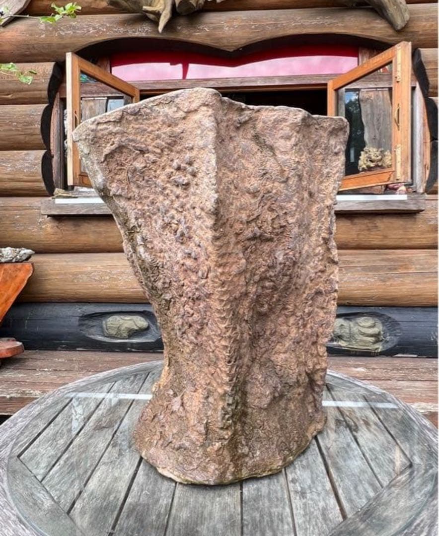 世界に一つのオリジナルメダカ鉢 メダカの為に作ったメダカ鉢　高さ62センチ