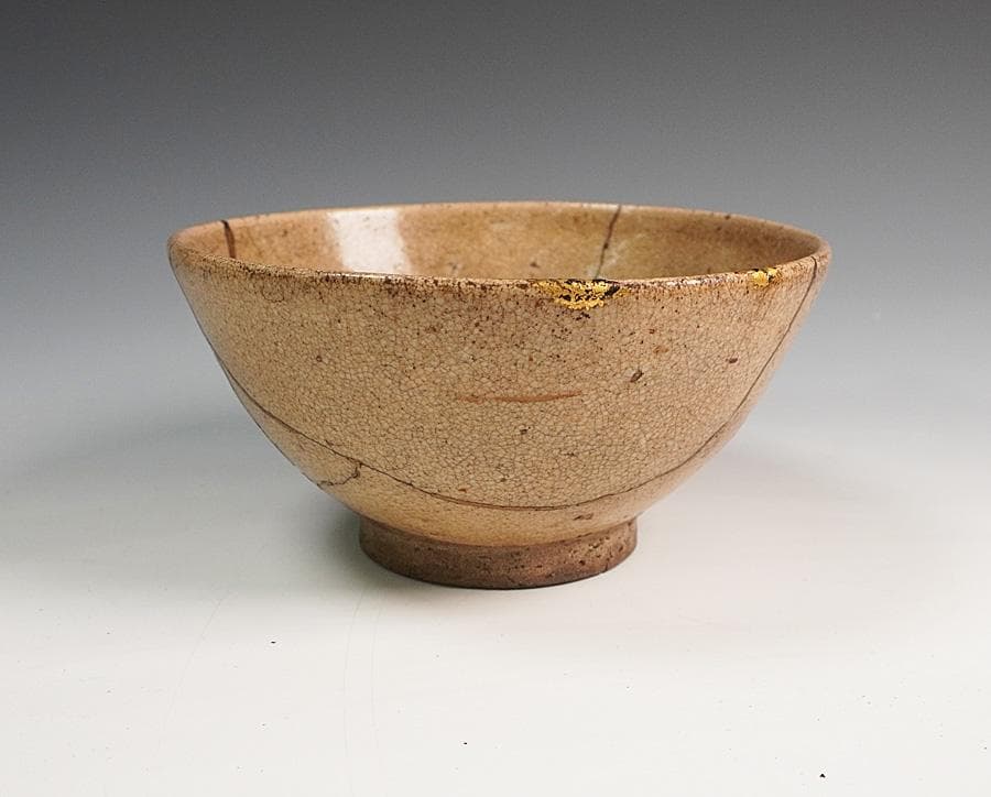 時代 古萩茶碗 用心箱 茶道具