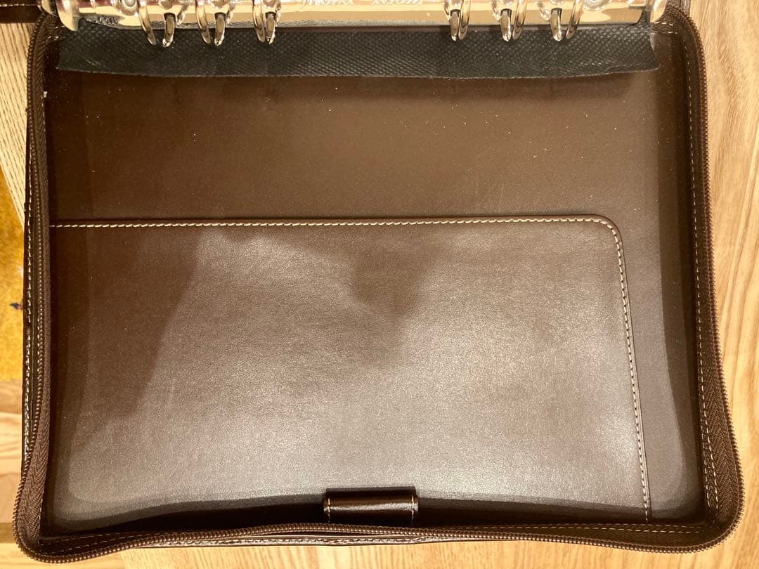Filofax ブラウン レザー マルチケース