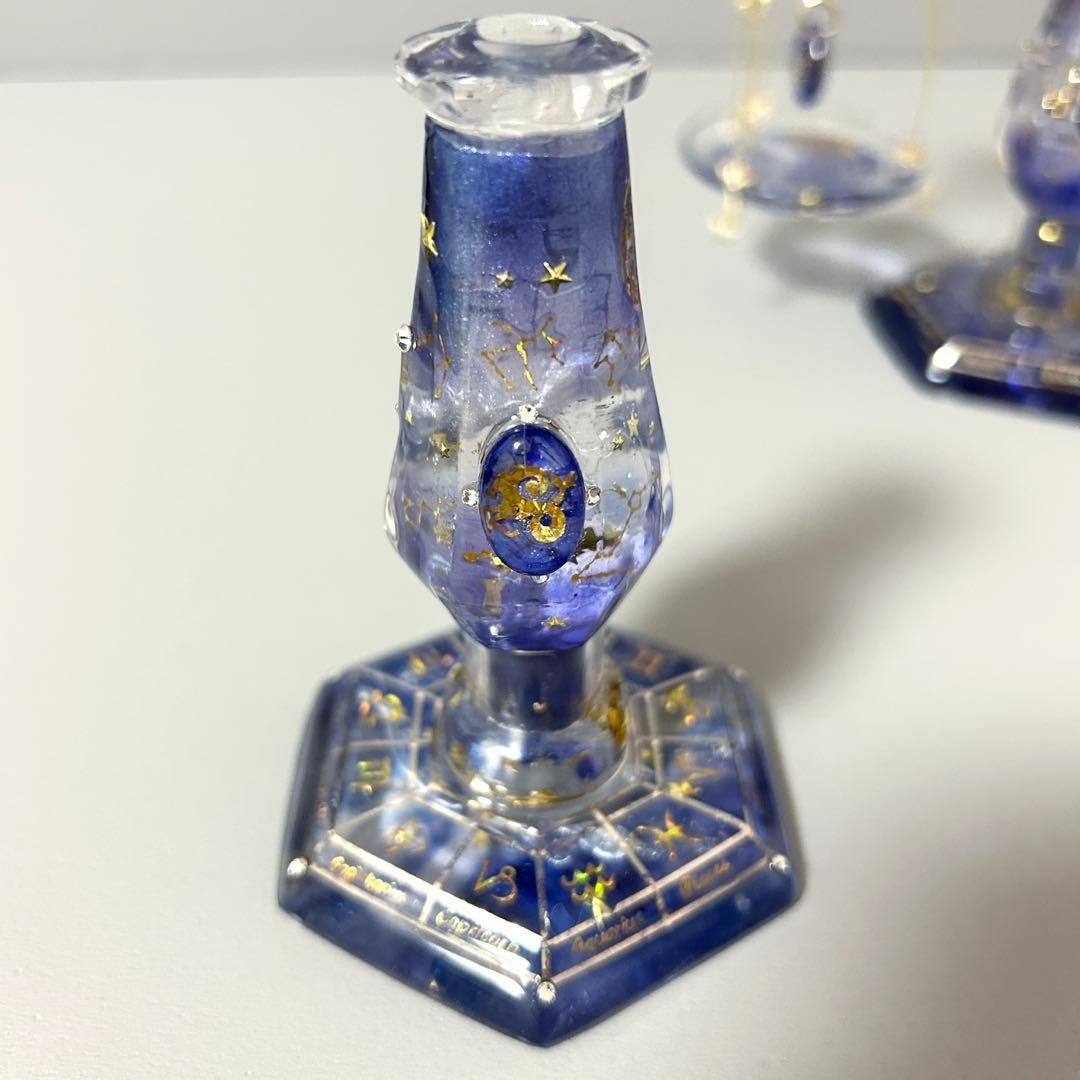 山羊座さんのための星座の天秤　アクセサリー付き　持ち運びok組み立て式天秤