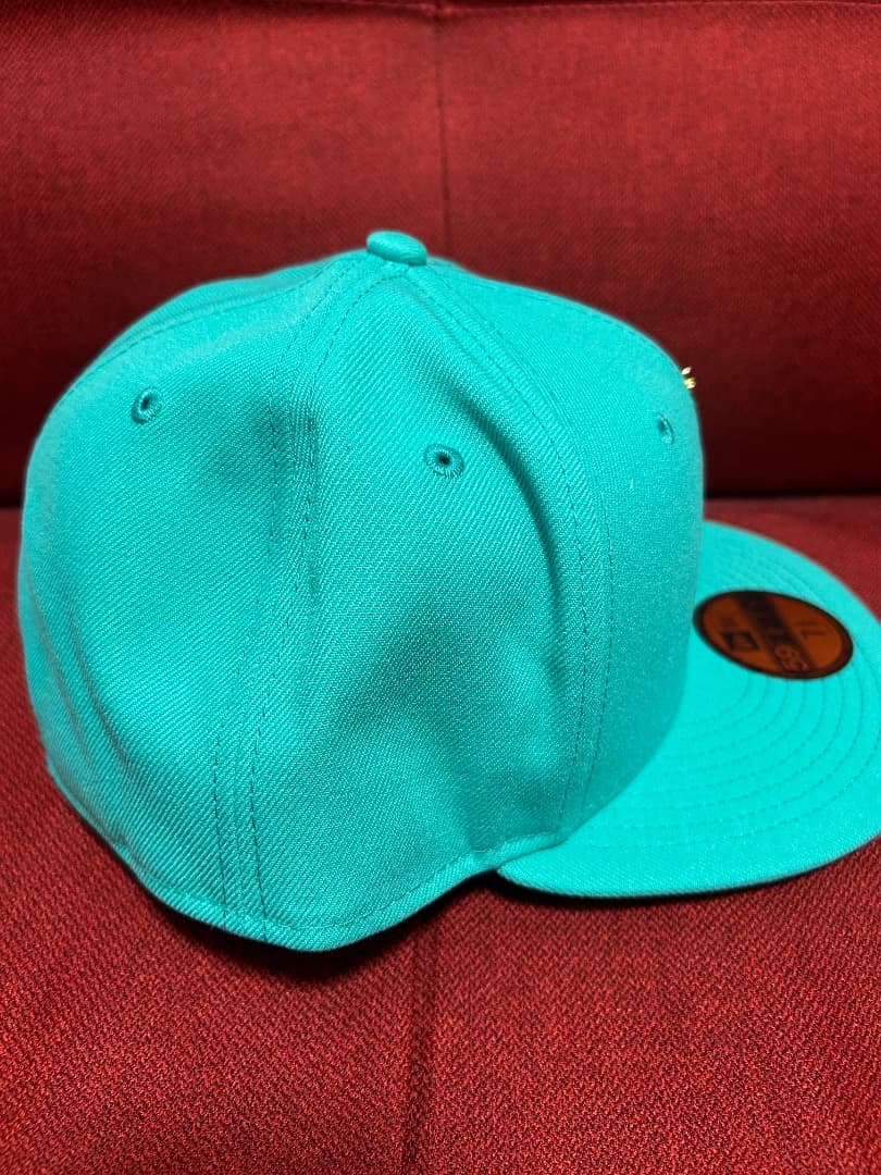 帽子 supreme Gold Cross S Logo New Era \"Teal