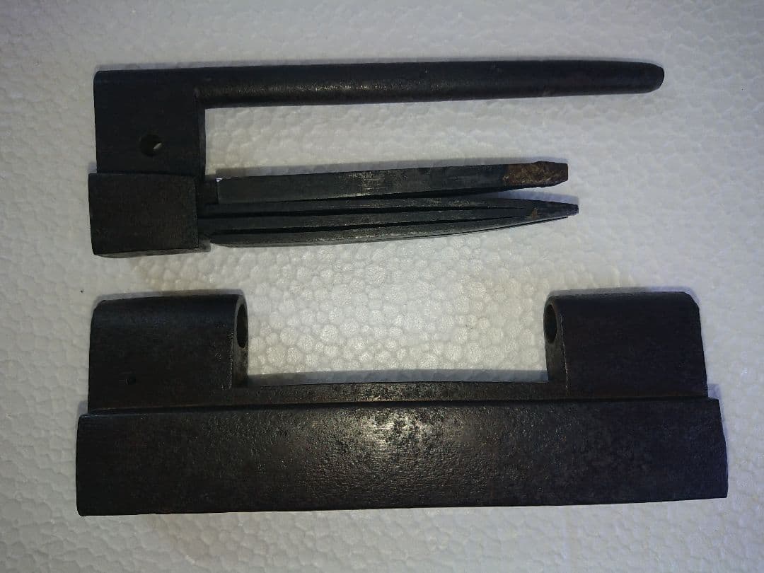 海老錠前　錠前　鍵　江戸　和錠