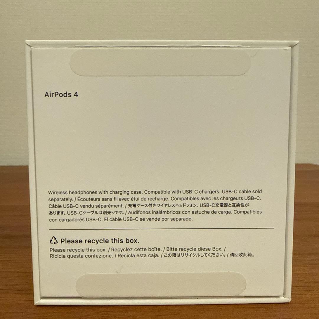 美品 AirPods4 ANC非搭載モデル 正規品