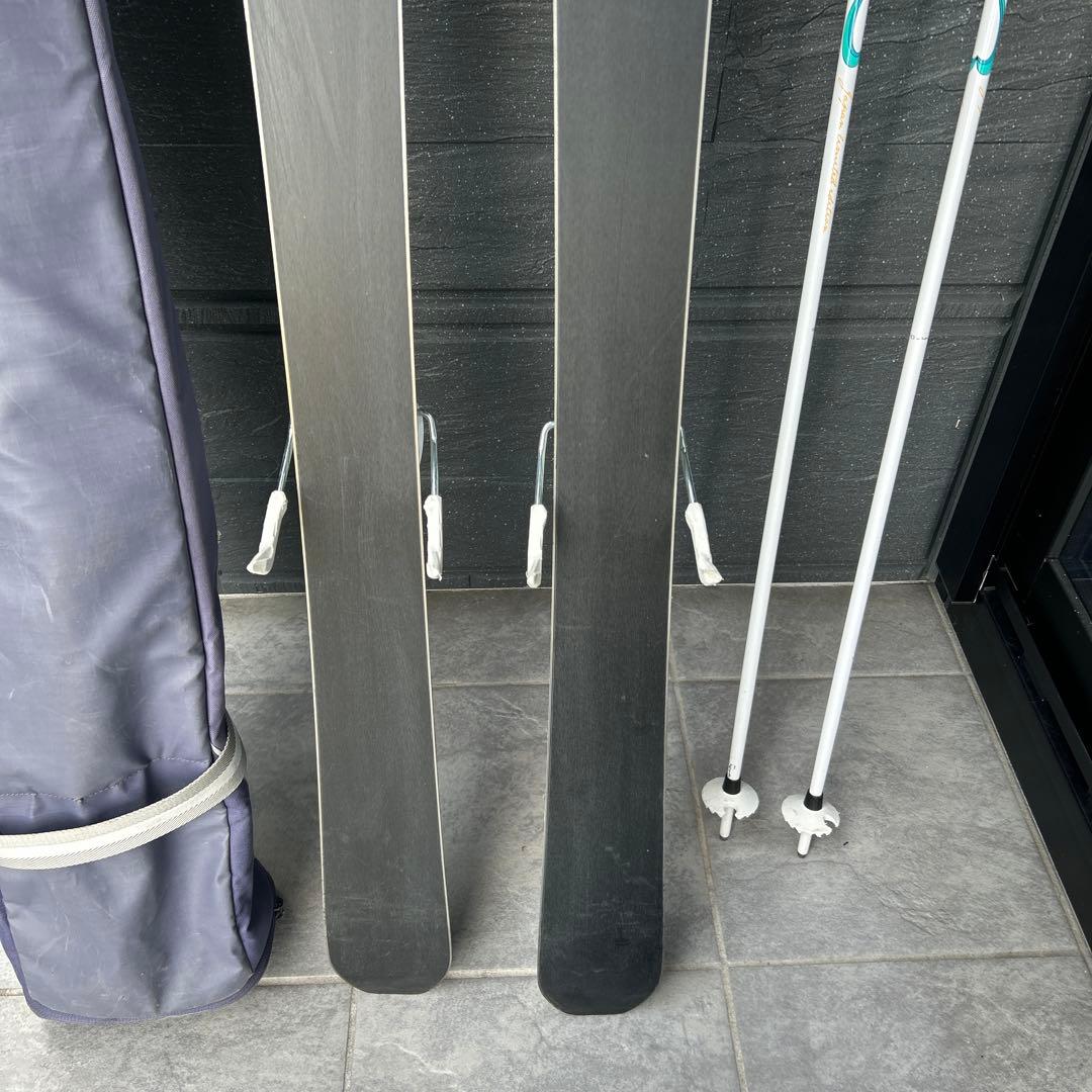 サロモン　スキー板　137cm バッグ付き　LEKIストック