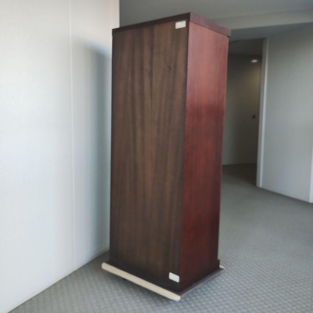 S*R様 ヤマハ　木製　面取ガラス扉　５段　キャビネット　ラック　シェルフ　US