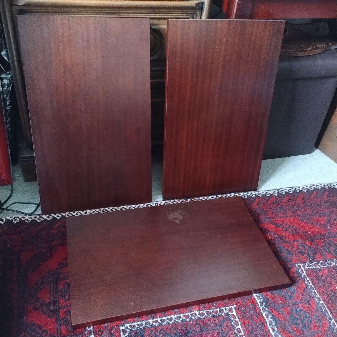 S*R様 ヤマハ　木製　面取ガラス扉　５段　キャビネット　ラック　シェルフ　US