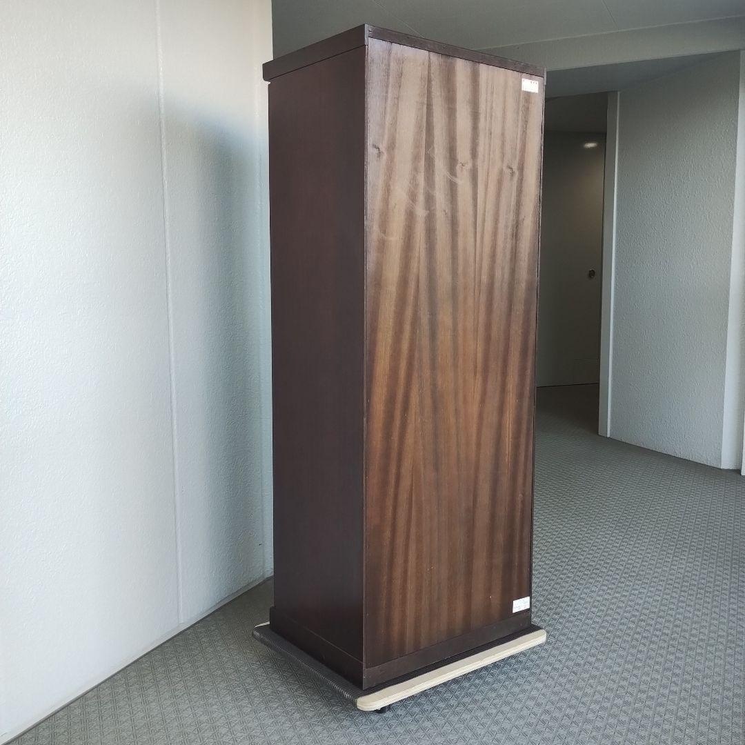 S*R様 ヤマハ　木製　面取ガラス扉　５段　キャビネット　ラック　シェルフ　US