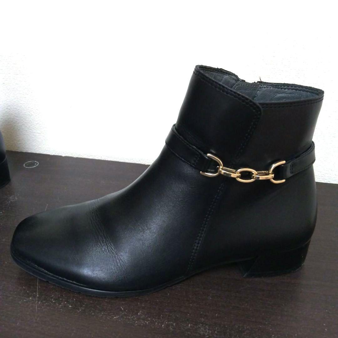 MODE KAORI 2wayチェーン付きショートブーツ ブラック 24.5cm