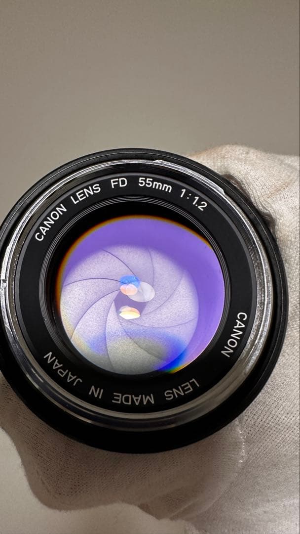 レンズ(単焦点) Canon FD 55 f/1.2 k&f adapter EF mount