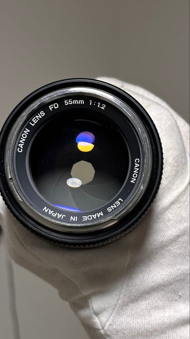 レンズ(単焦点) Canon FD 55 f/1.2 k&f adapter EF mount