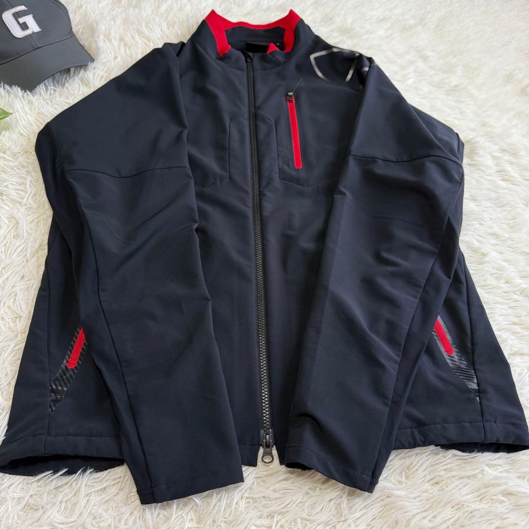 【テーラーメイド】美品 ジップジャケット ブラック XLサイズ メンズ