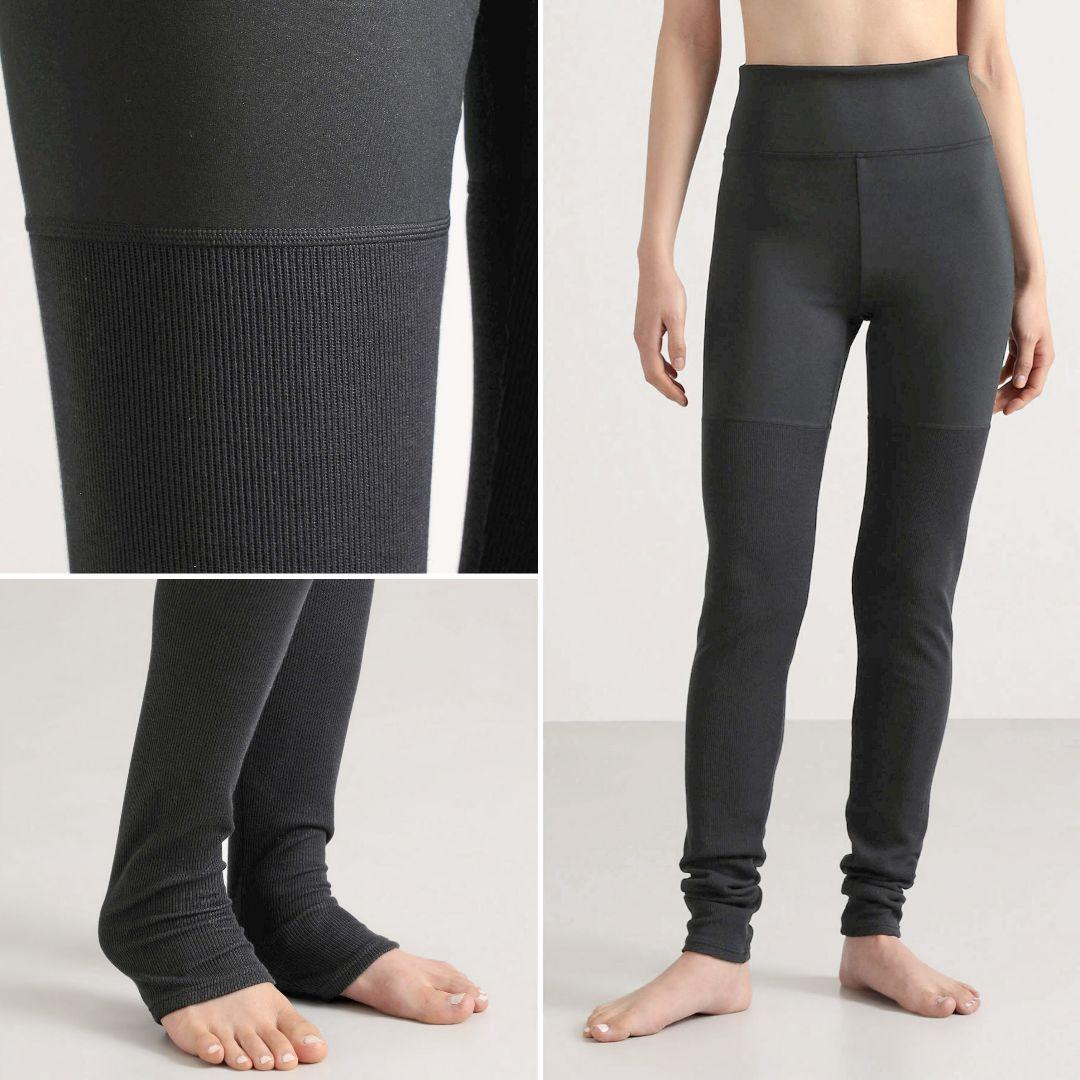 M チャコット オーガニックコットン リブレギンス＊ ヨガウェア バレエ ダンス