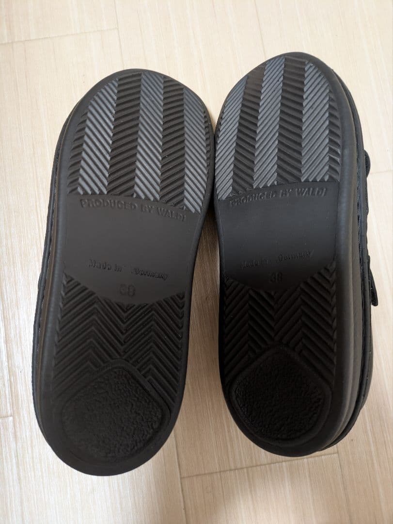 Finn Comfort 黒 コンフォートサンダル EU 38