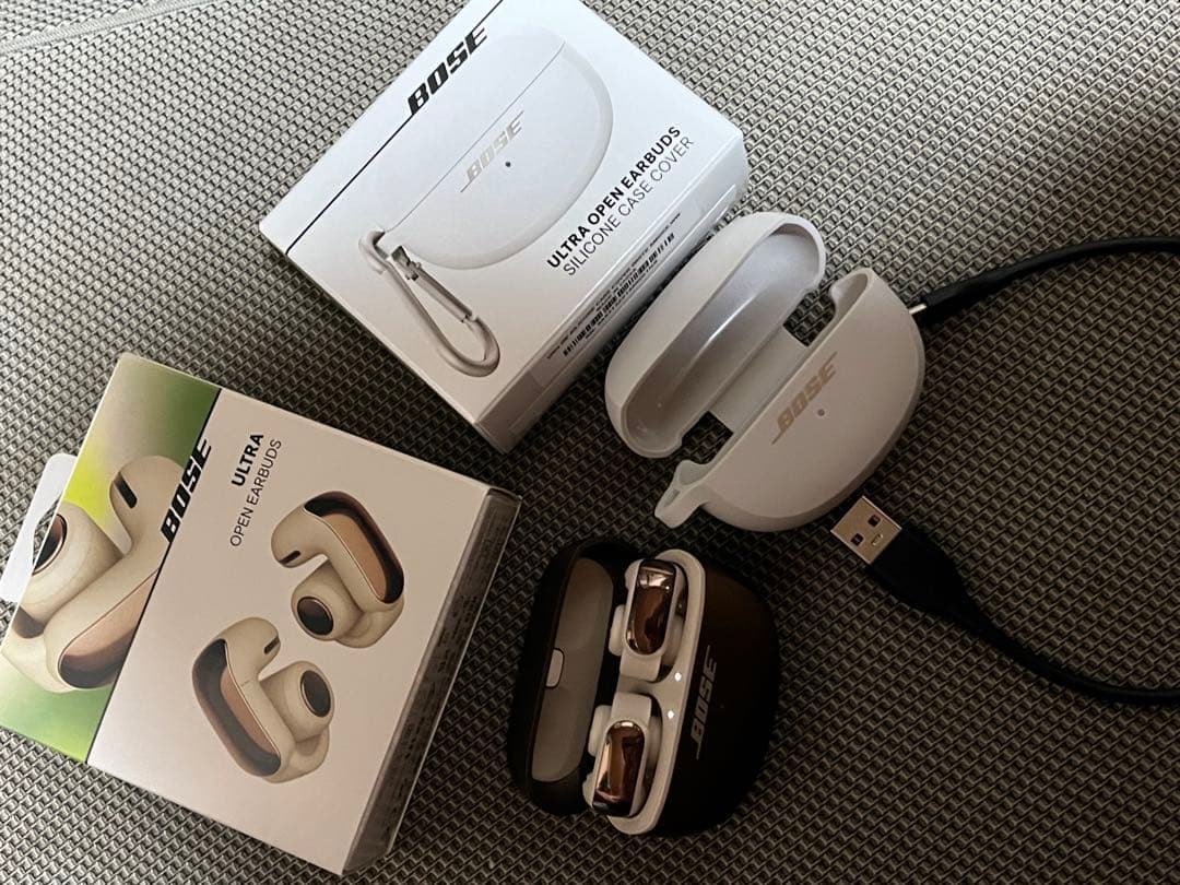 Bose Ultra Open Earbuds、カバーセット　美品