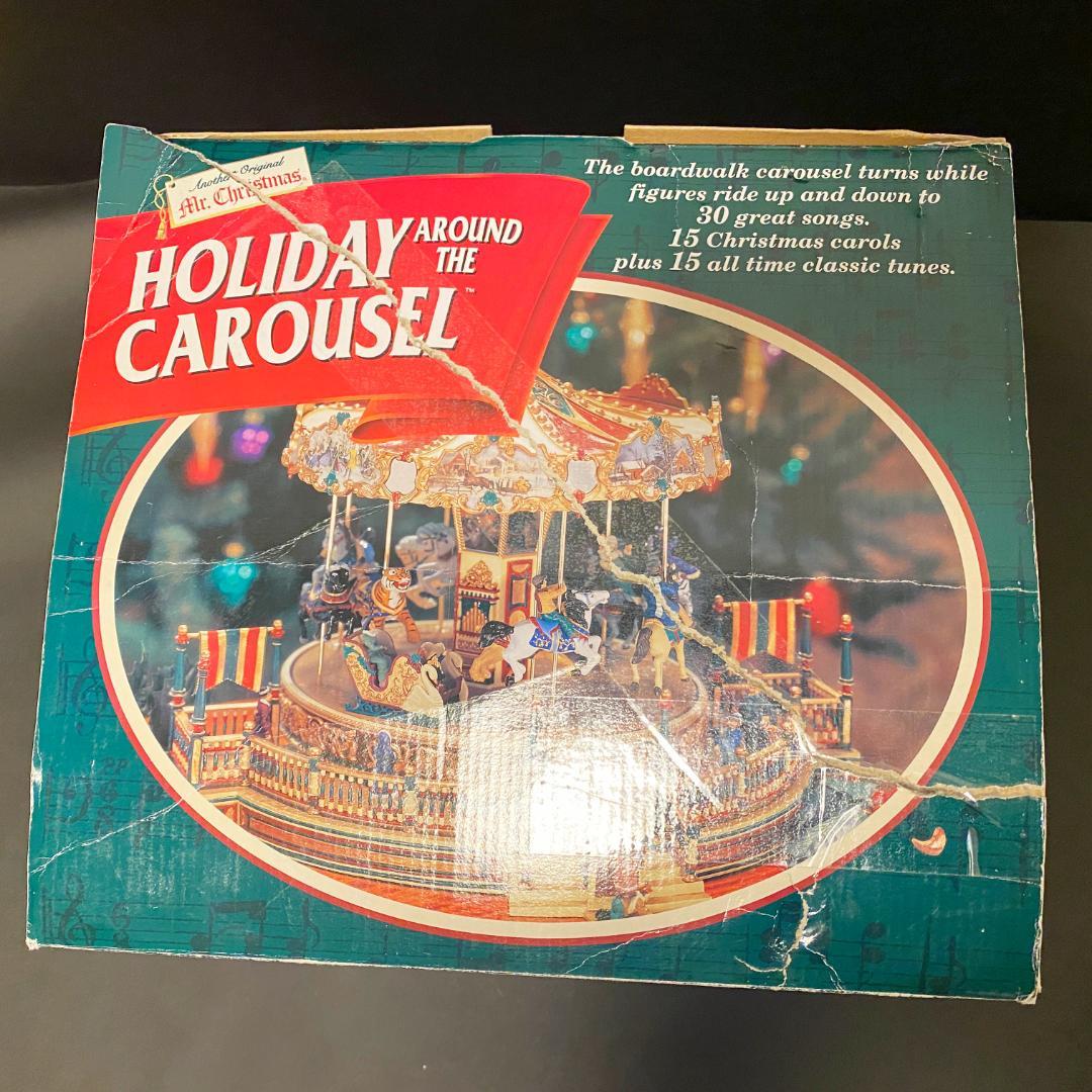 【超美品・完動品】Mr.Christmas ミスタークリスマス メリーゴーランド