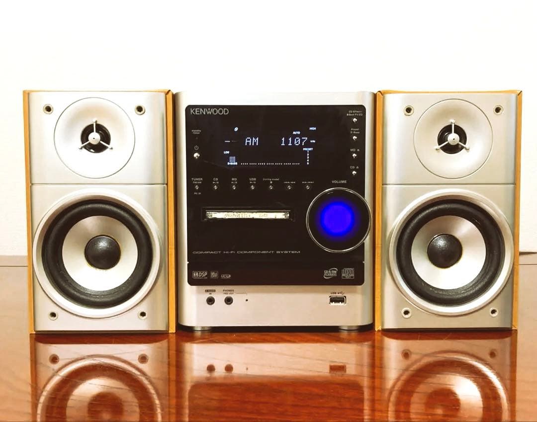 【推奨の逸品】KENWOOD NDL-100MD CD/MDミニコンポ