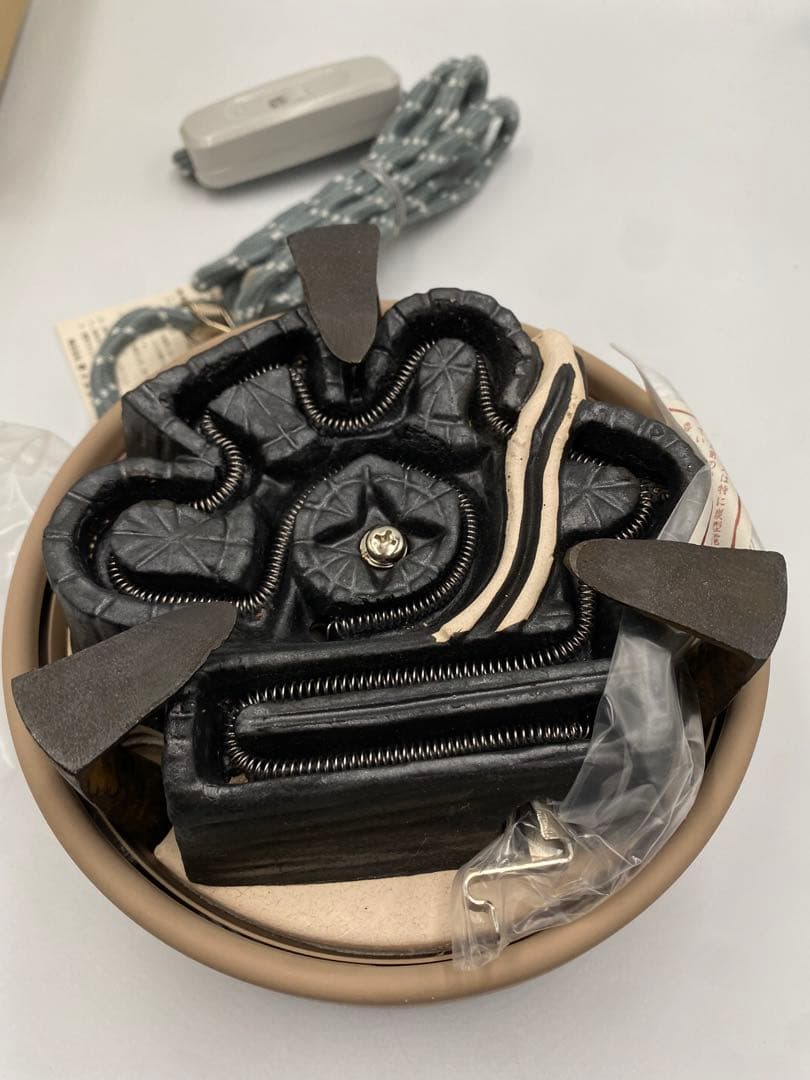 野々田式 炭型電熱器 100V/410W 茶道具