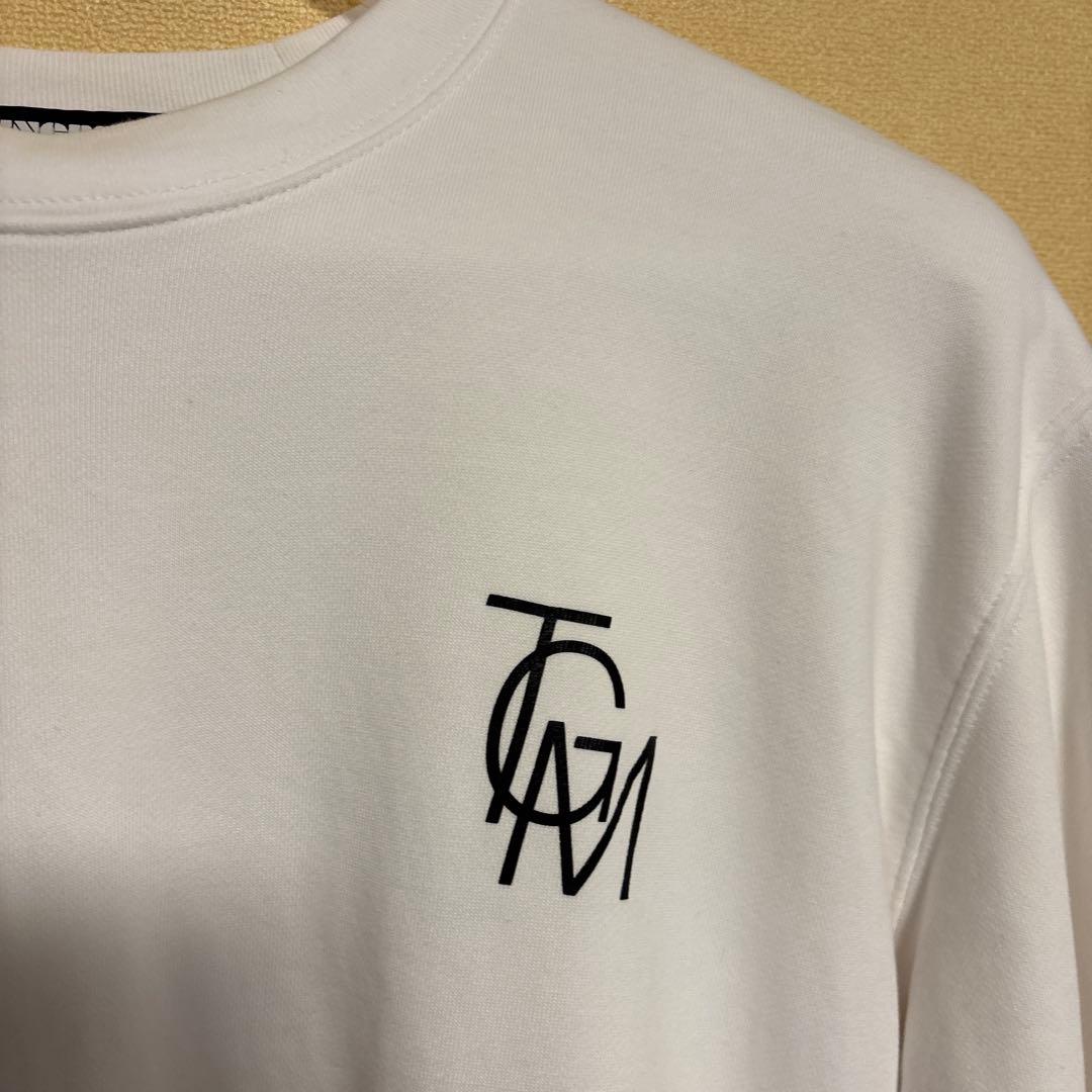 TANGRAM TSL LOGO SWEAT CREW WHITE （M）