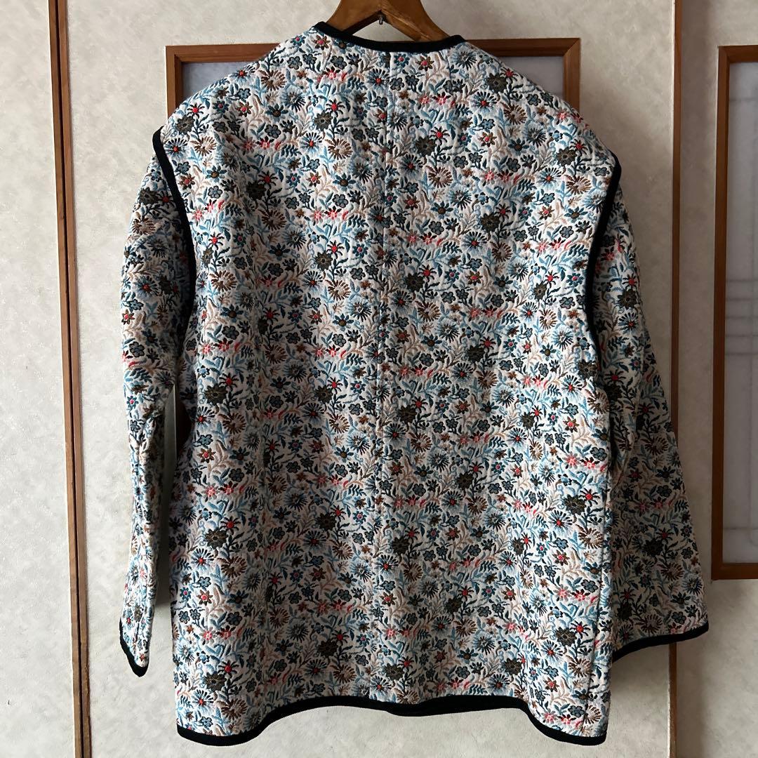 MACPHEE フローラルゴブラン ノーカラージャケット マカフィー　2023