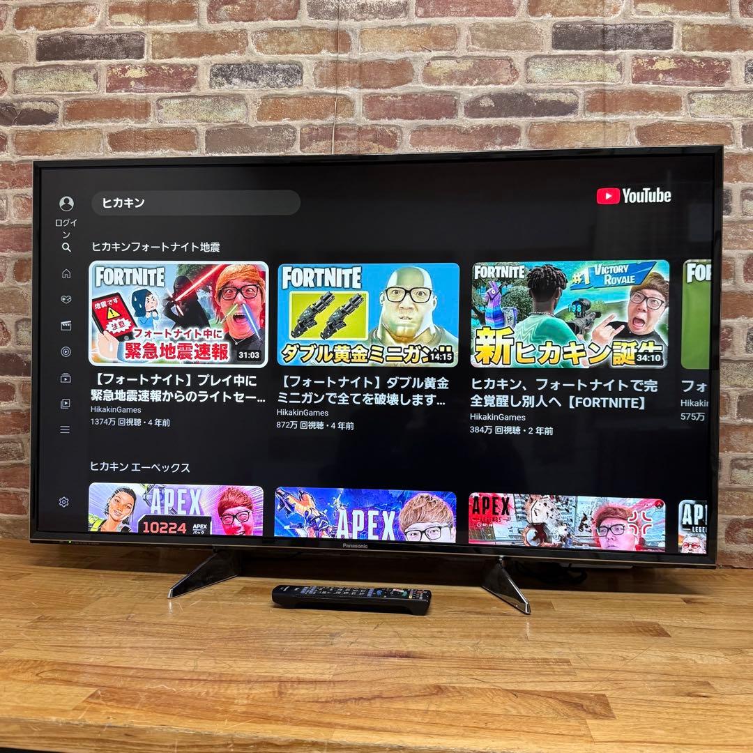 パナソニック 49V型 4K 液晶テレビ スマートビエラ TH-49EX750