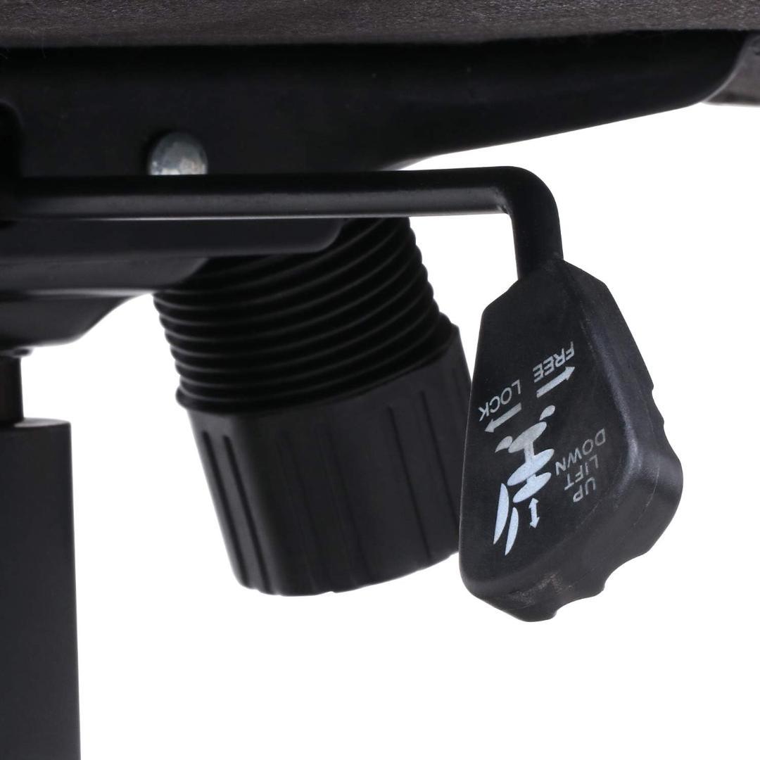 FJ DC GM　デスクチェア　ブラック＊ブルー　ワーキングチェア