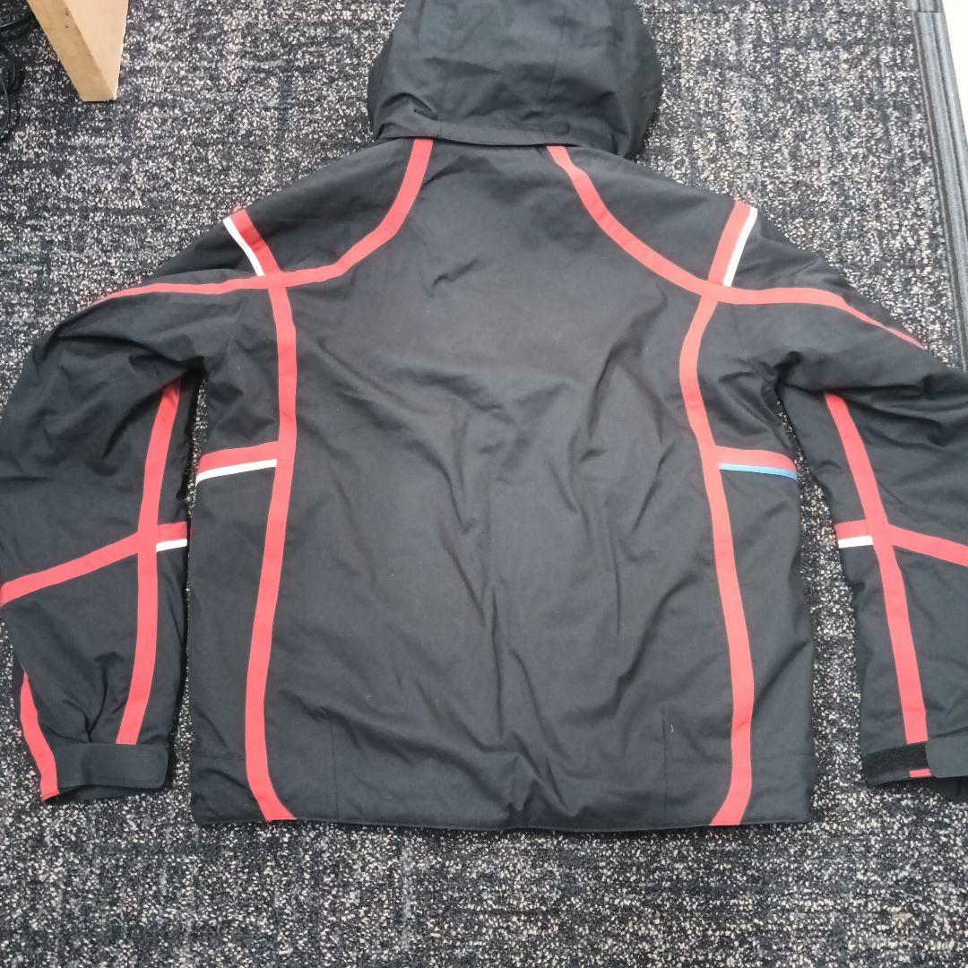 FABRICE スキーウェア 黒赤 2点セット