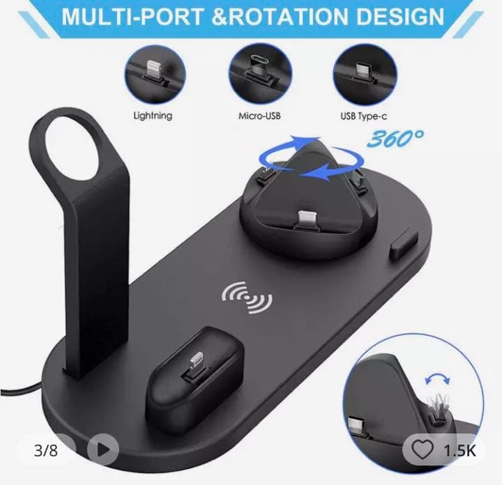30ワット7で1ワイヤレス充電器