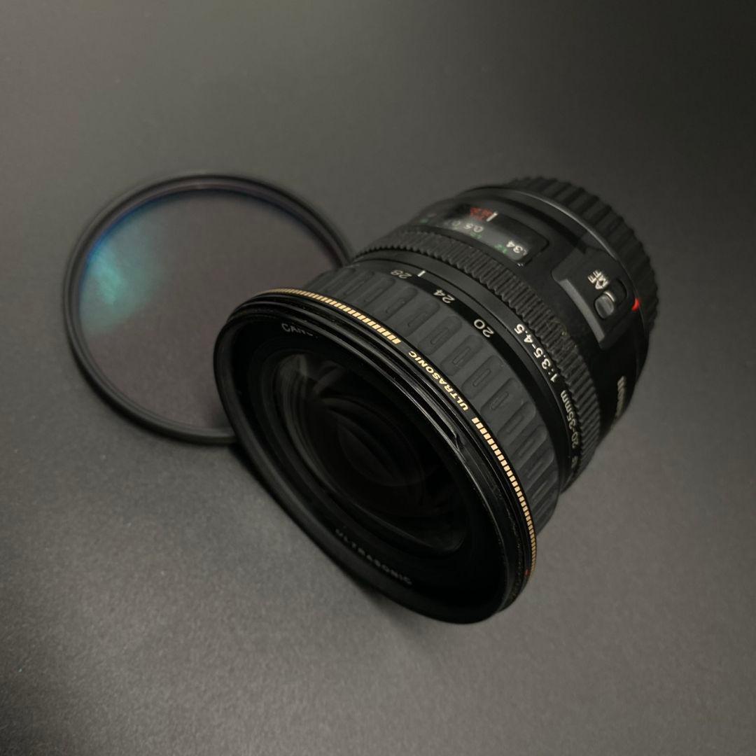 Canon レンズ 20-35mm マクロレンズ 保護レンズ付き