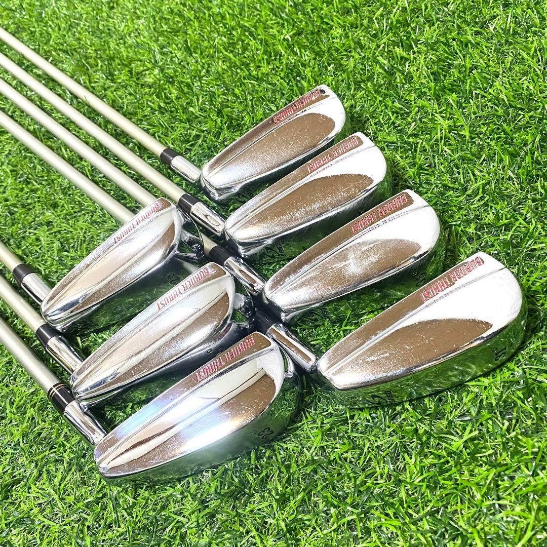 サソー BURNER THRUST アイアン 7本 右 R ゴルフクラブ