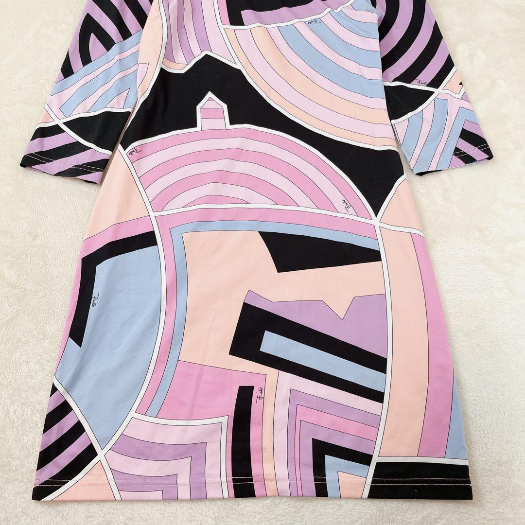 エミリオプッチ EMILIO PUCCI ワンピース ベルト シルク100％