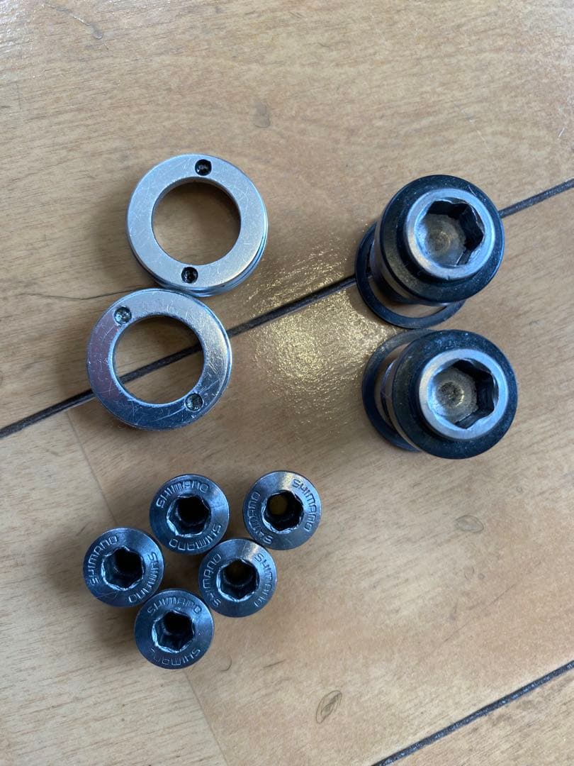 njs Dura-Ace 165mm ピストクランクセット BB.チェーンリング