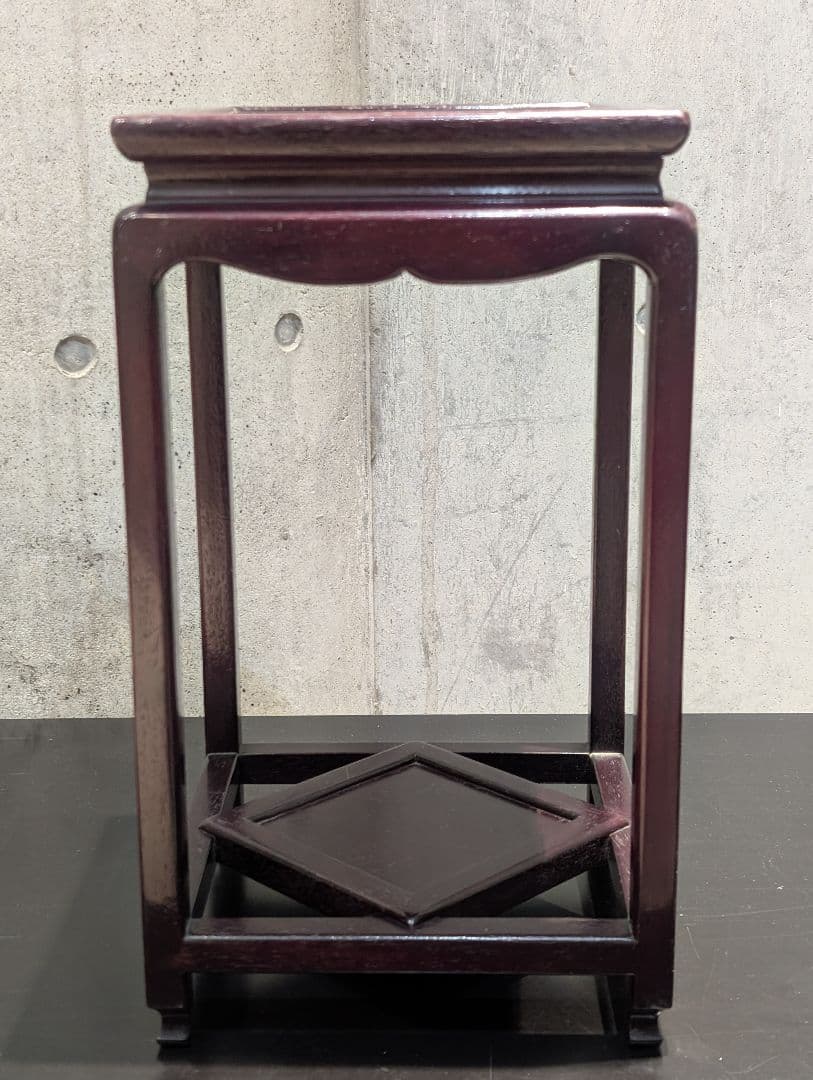 カリモク家具 　花台　高卓　昭和レトロ