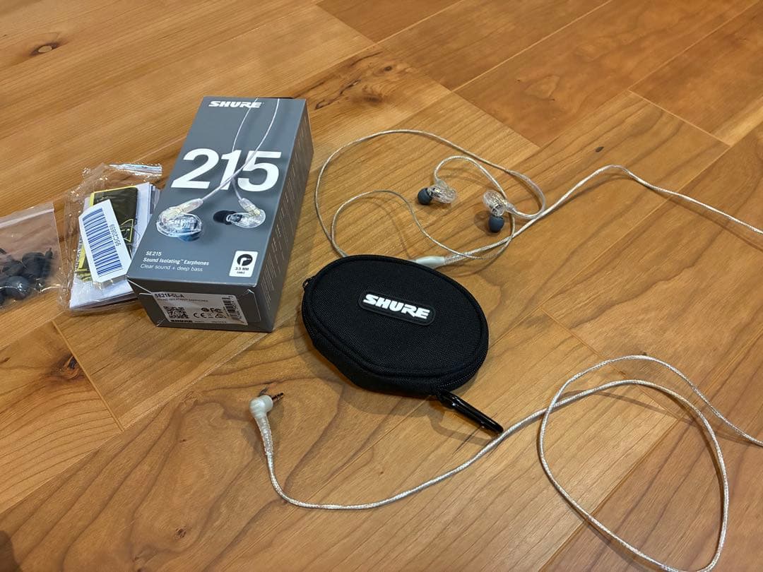 【送料込】SHURE SE215-CL-A 有線イヤホン