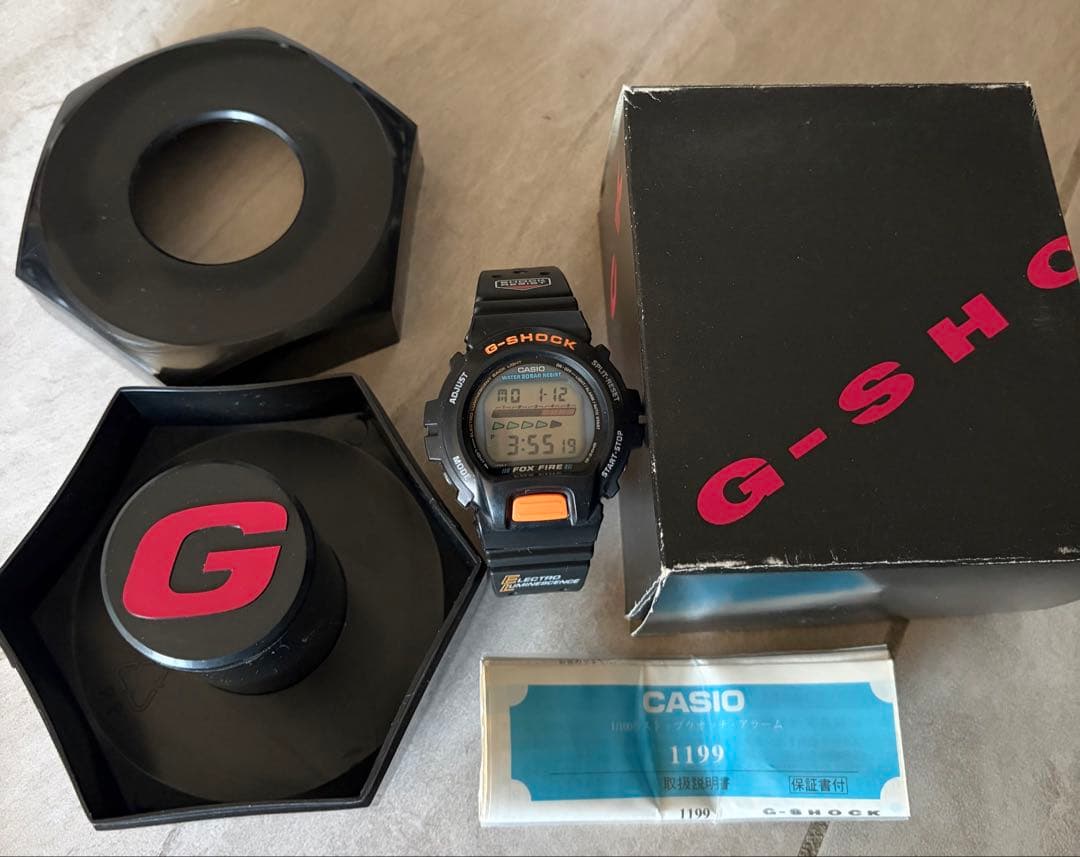 CASIO G-SHOCK DW-6600 ブラック×オレンジ FOX FIRE