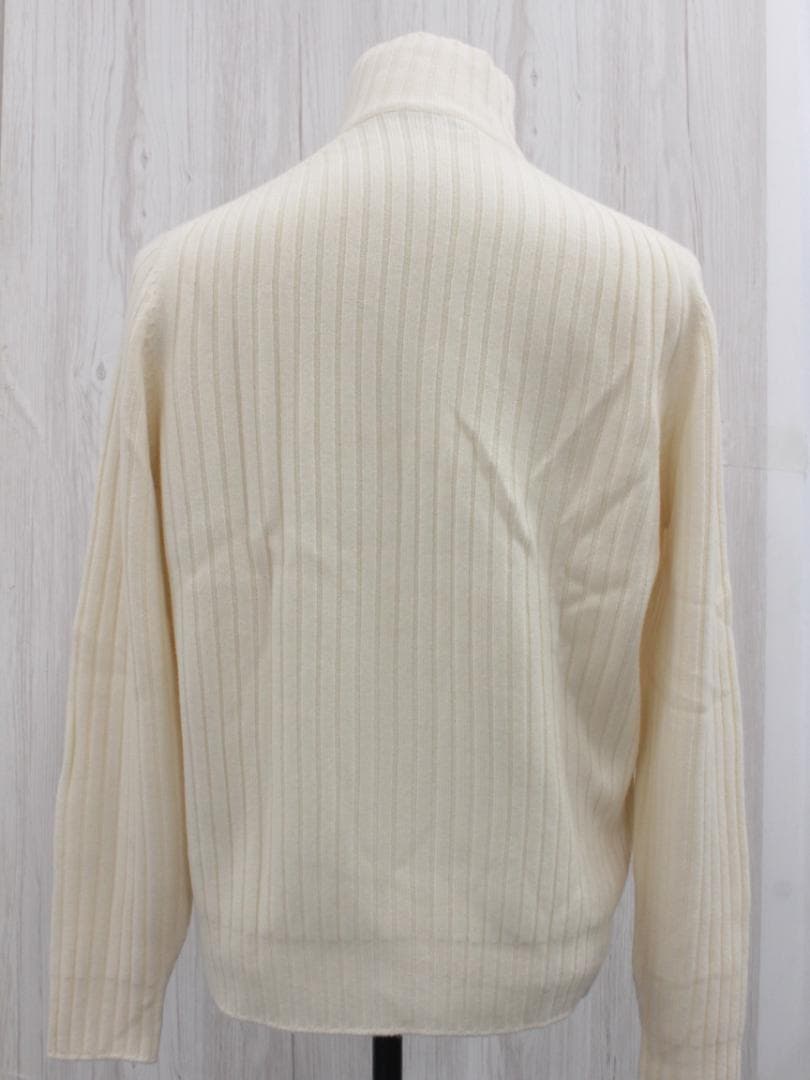 ▲専用 ブルネロクチネリ カシミヤ 100％ ジップアップセーター ホワイト系