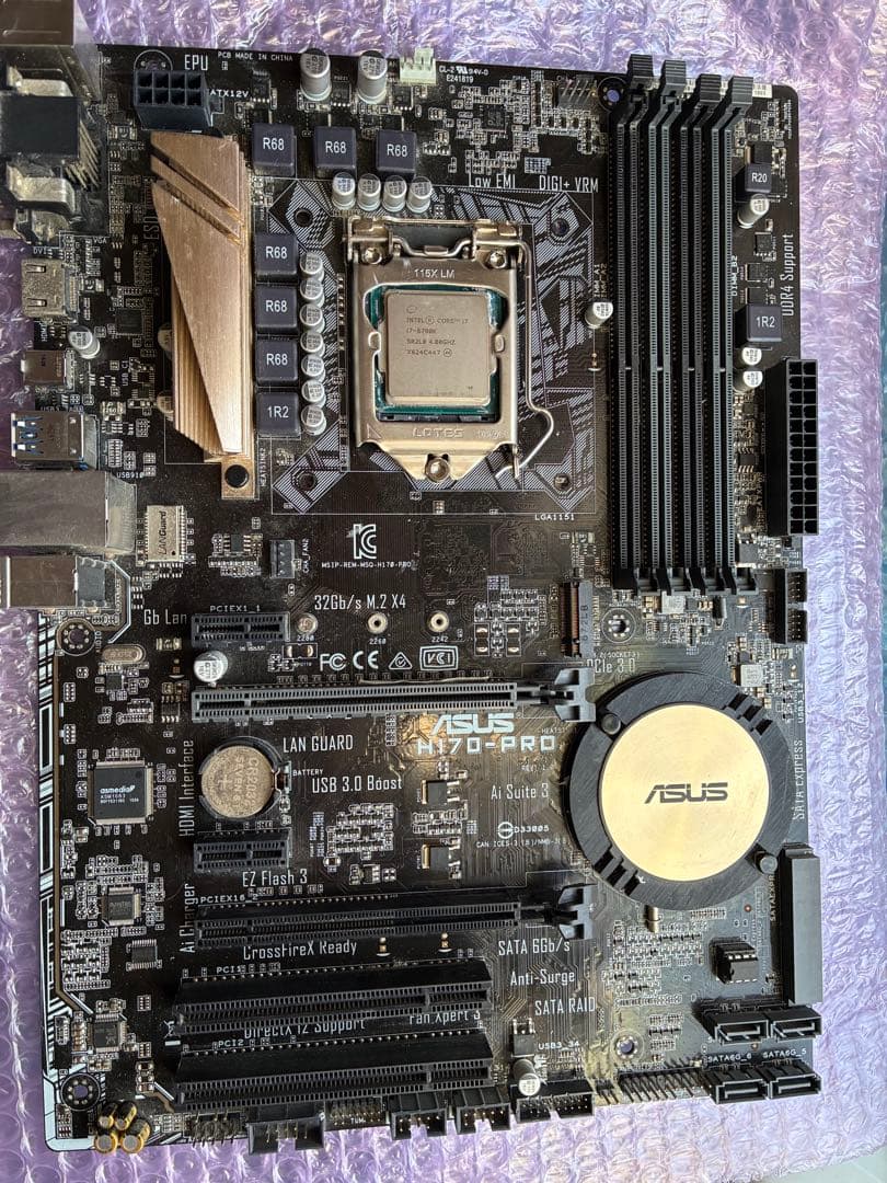 i7-6700K➕ASUS マザーボード ➕DDR416GB➕ENERMAX