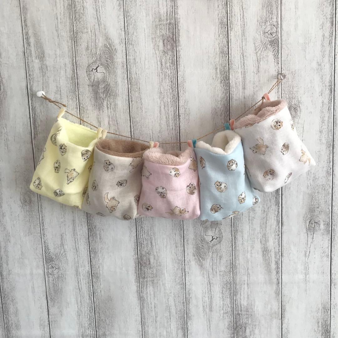 オーダーページ　フクモモ柄テトラポーチ