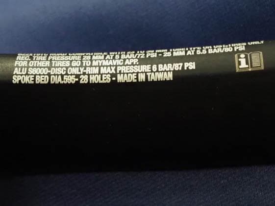 マビック OPEN DISC ディスクブレーキ用ホイール シマノ用11速12速