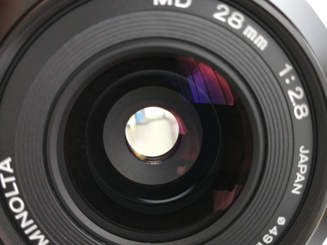 Minolta New MD 28mm F2.8 ミノルタレンズ #7692