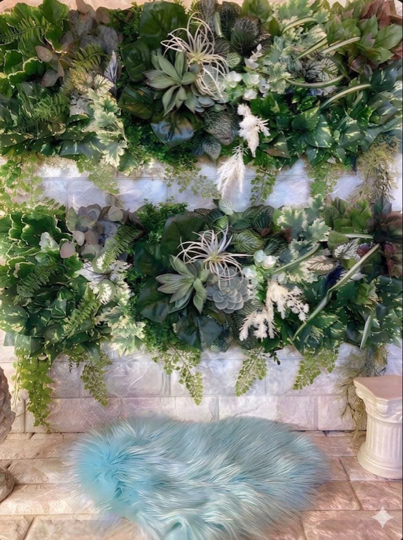 光触媒　人工観葉植物　ウォールグリーン　フェイクグリーン　壁掛け363636