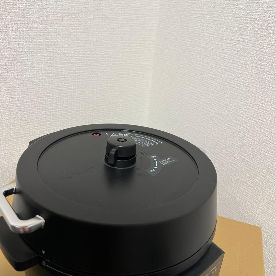 【新品未使用｜展示品】アイリスオーヤマ 電気圧力鍋 2025年式 4リットル 黒