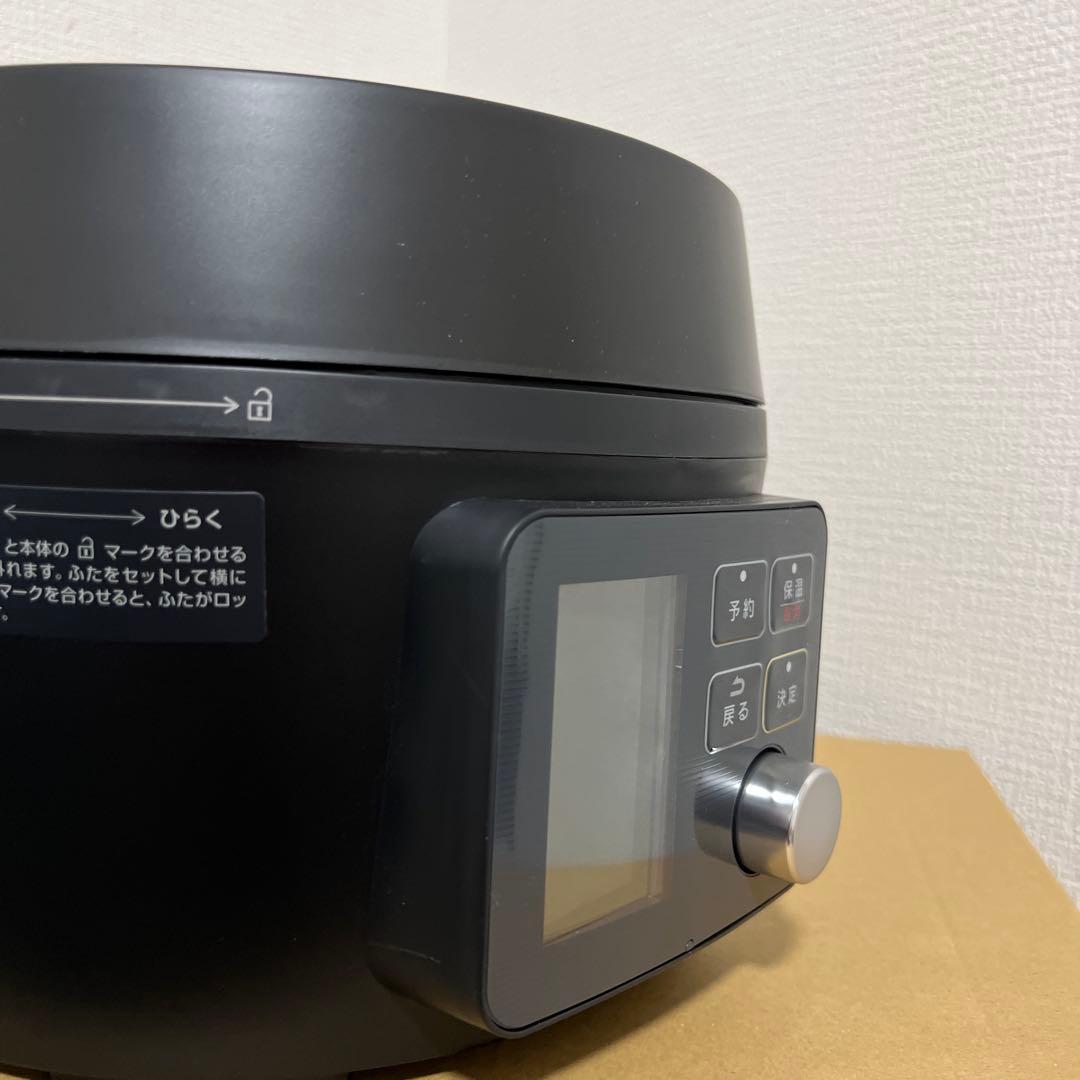 【新品未使用｜展示品】アイリスオーヤマ 電気圧力鍋 2025年式 4リットル 黒