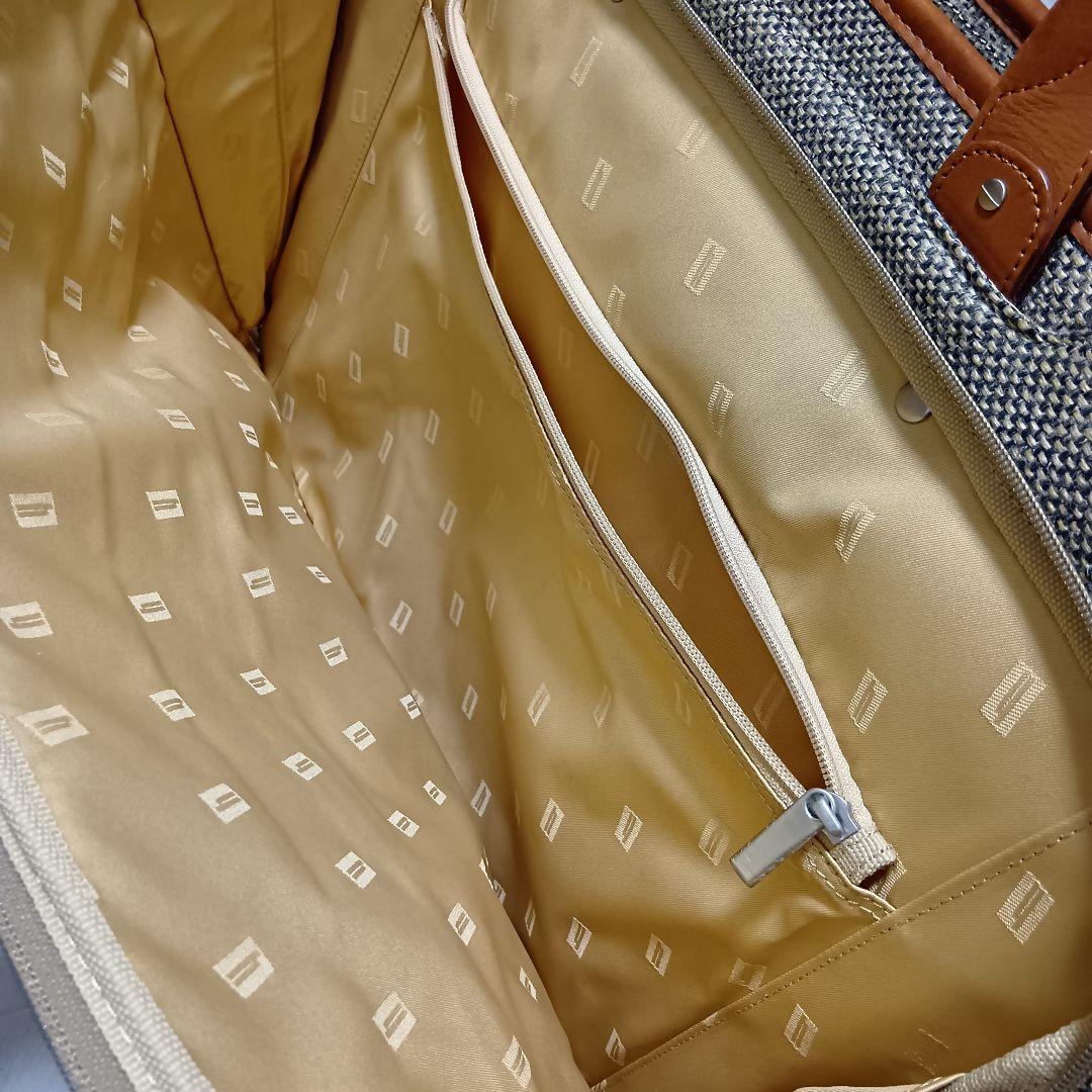 【美品】Hartmann ハートマン レザー ツイード ガーメントケース